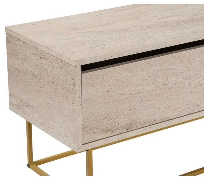TV szekrény Escape 180 - Arany, Travertine