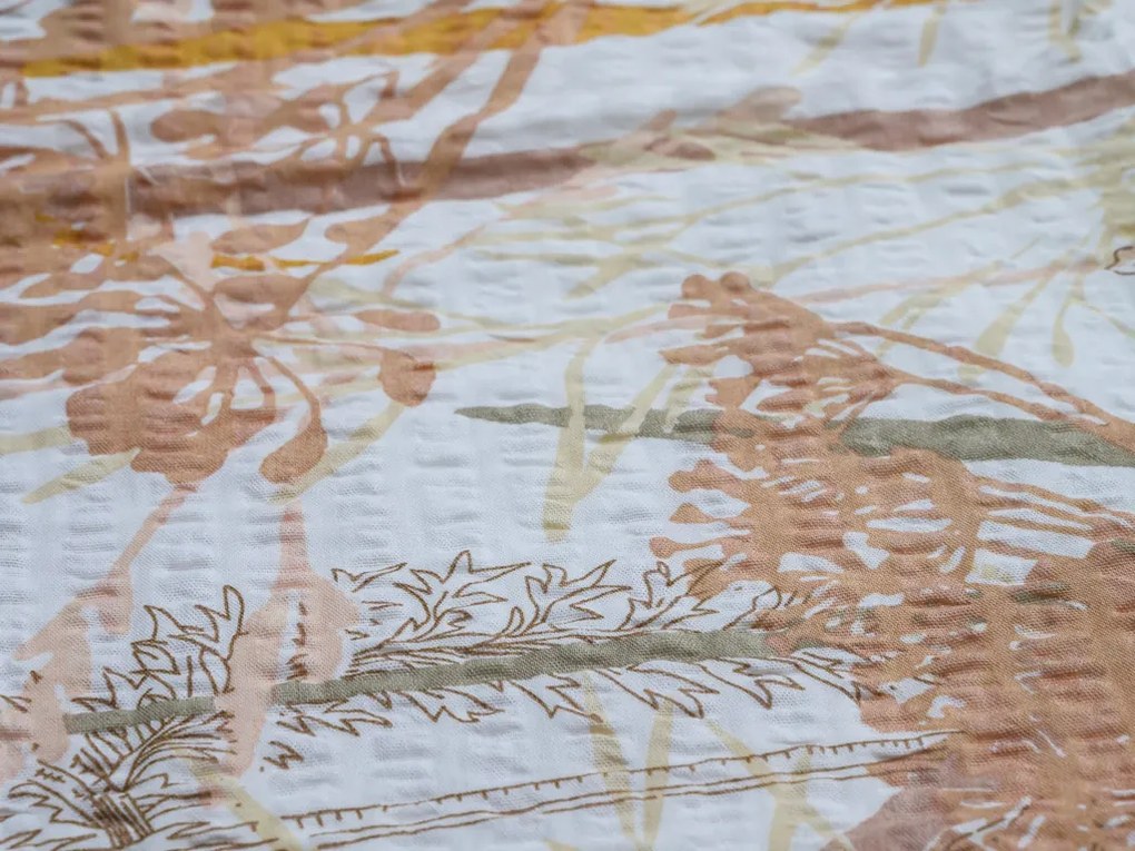 Renforcé pamut krepp ágynemű CARAWAY krémszínű Ágyneműhuzat mérete: 70 x 90 cm | 140 x 200 cm