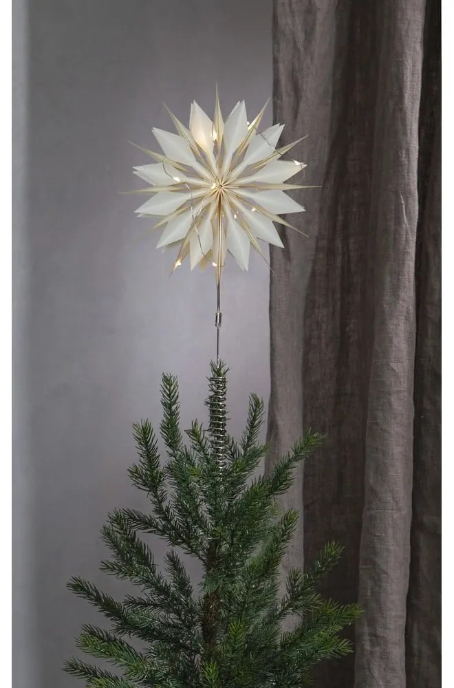 Fehér fénydekoráció karácsonyi mintával Flinga – Star Trading