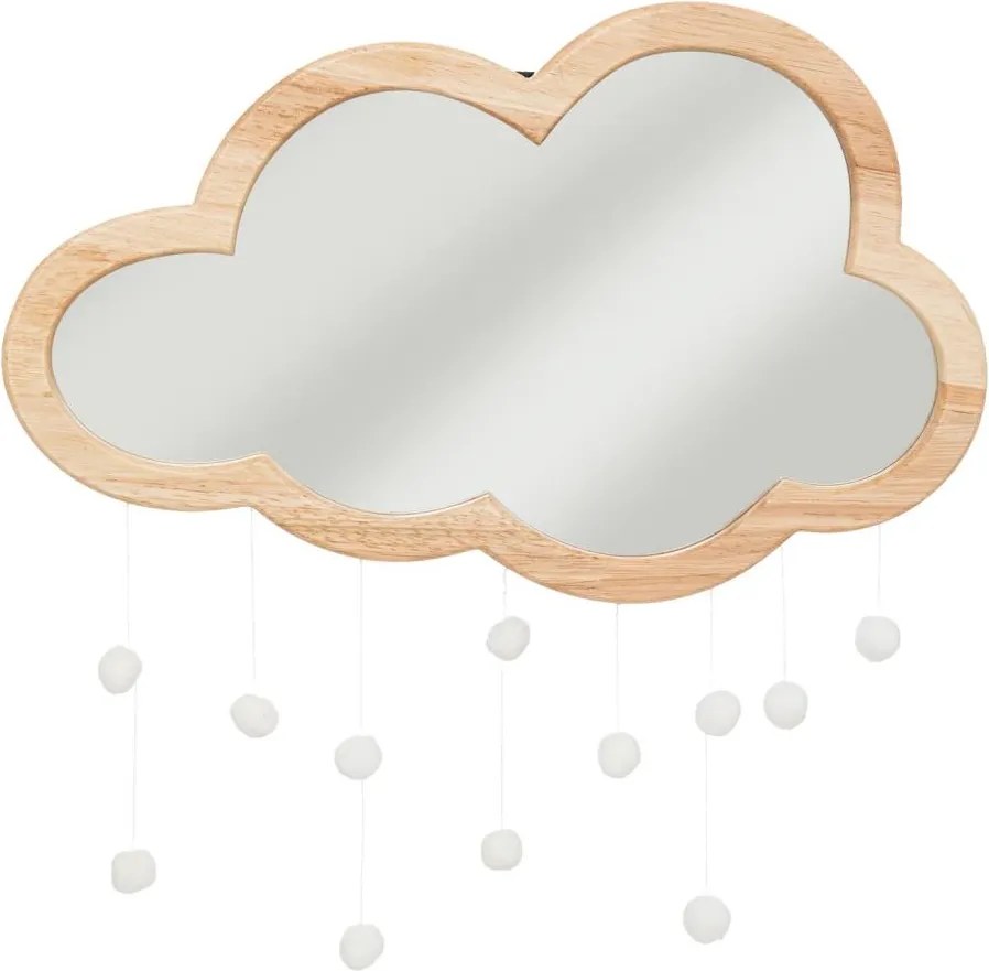 Atmosphera - Gyermek fali tükör CLOUD 40x36 cm kaucsukfa