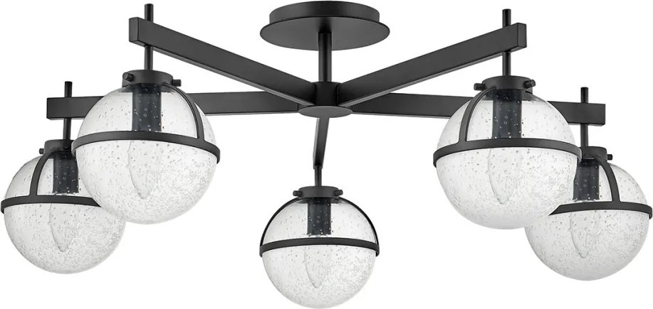 Hinkley Lighting Hollis HK-HOLLIS-5-C-BK Plafonlámpa 5x40 W/E14 ip44