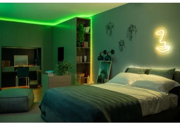 Twinkly TWD400STP-TEU - 20m RGB LED kültéri dimmelhető szalag, 400 LED, IP44, Wi