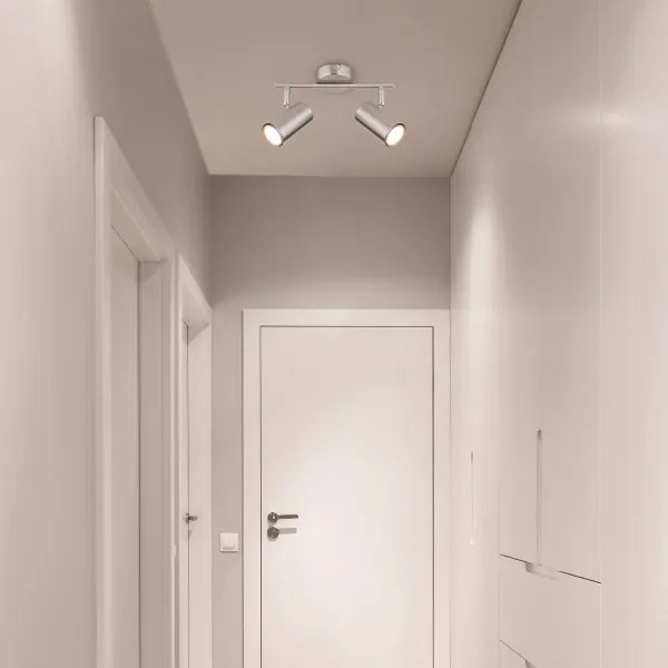 Globo 57914-2N - Spotlámpa ALLVI 2xGU10/25W/230V króm