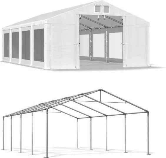 Garázs sátor 4x8m Kerti Das 560 S