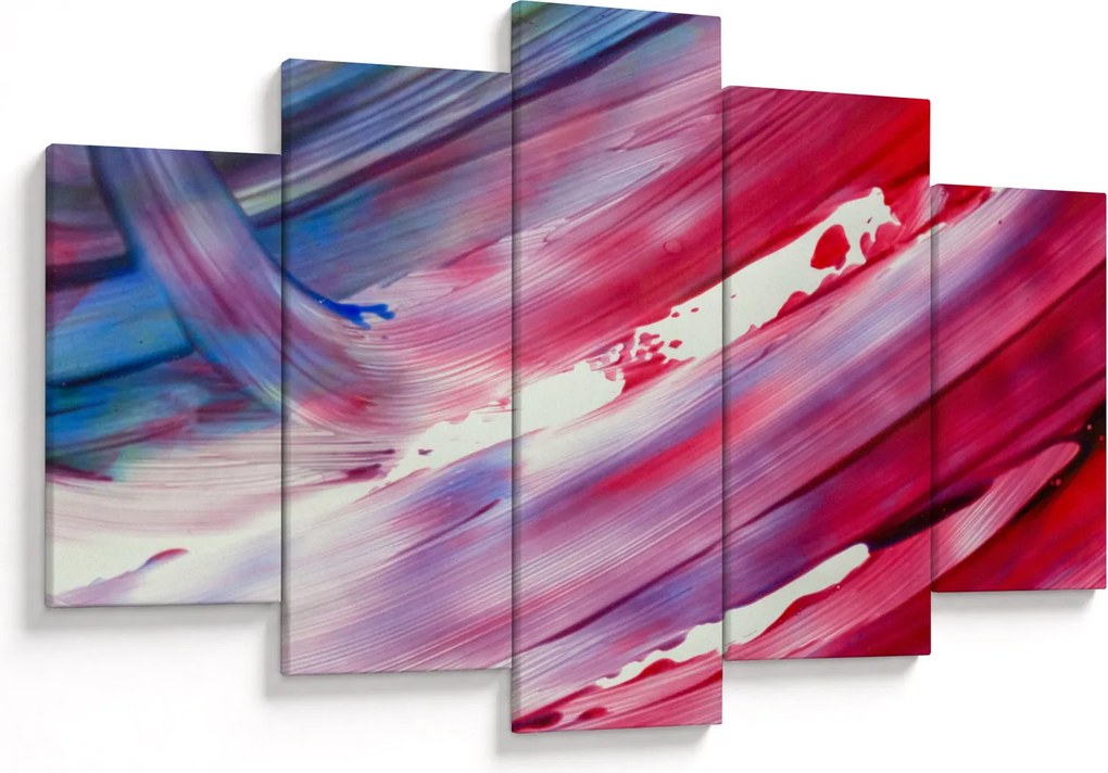 Kép - rózsaszínes kék szín (150x105 cm)