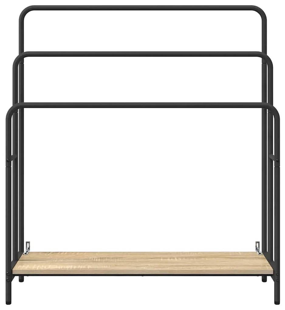 Ruhaszárító polcokkal sonoma tölgy 90 x 30 x 100.5 cm Faanyag