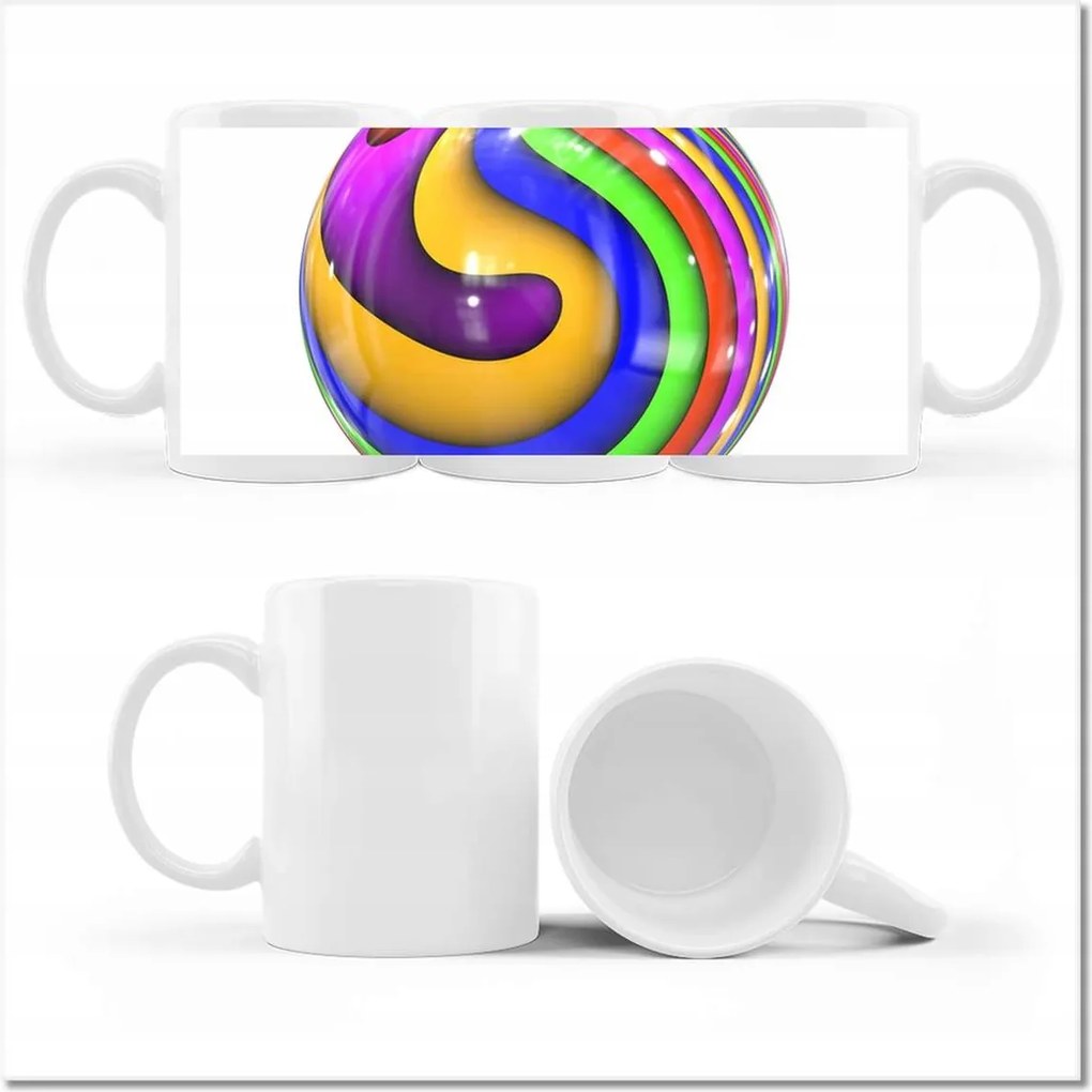 Fényképes bögre Színes grafika