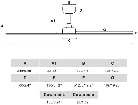 FARO 34274 - Mennyezeti ventilátor MARINE M fehér IP44 + távirányítás
