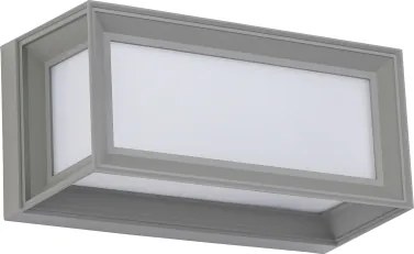 Brilagi - LED kültéri fali lámpa mozgásérzékelővel PARKER LED/12W/230V szürke IP44