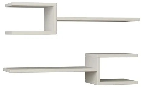 KÉSZLET 2x Fali polc FORK fehér