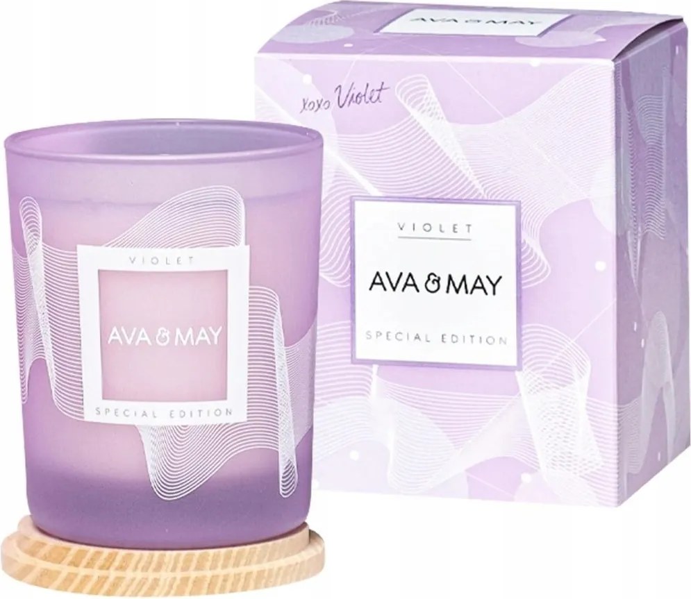 Illatgyertya 180g Ava &amp; May Violet