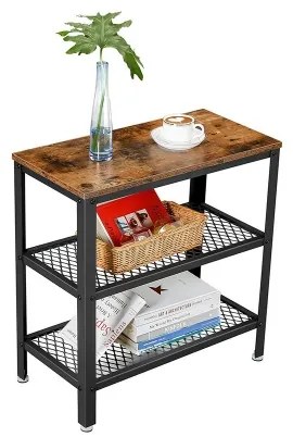 ELDUR kisasztal barna/fekete