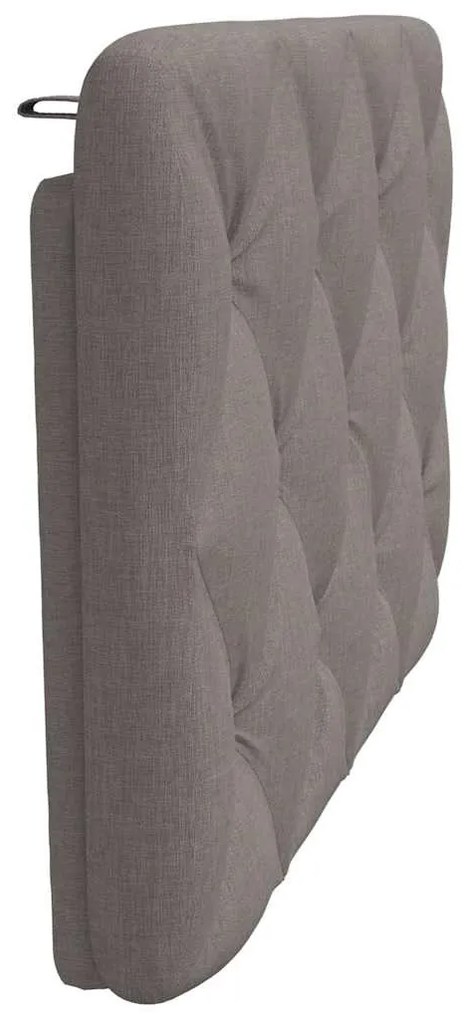 tópszínű szövet fejtámla párna 80 cm