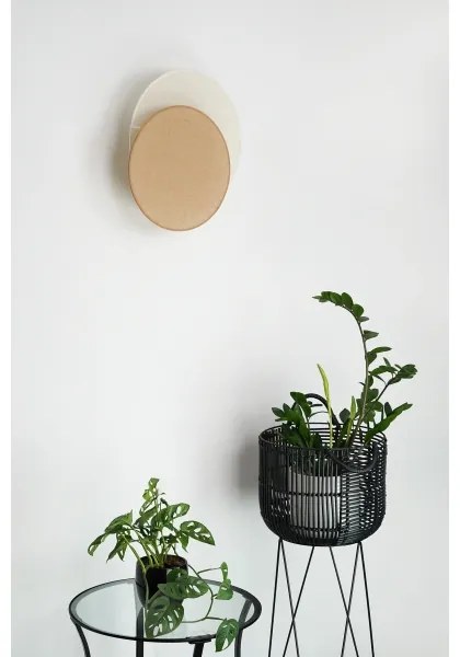 Brilagi CIRCLES fali lámpa 1xE27/15W/230V 45x45 cm bézs/krém