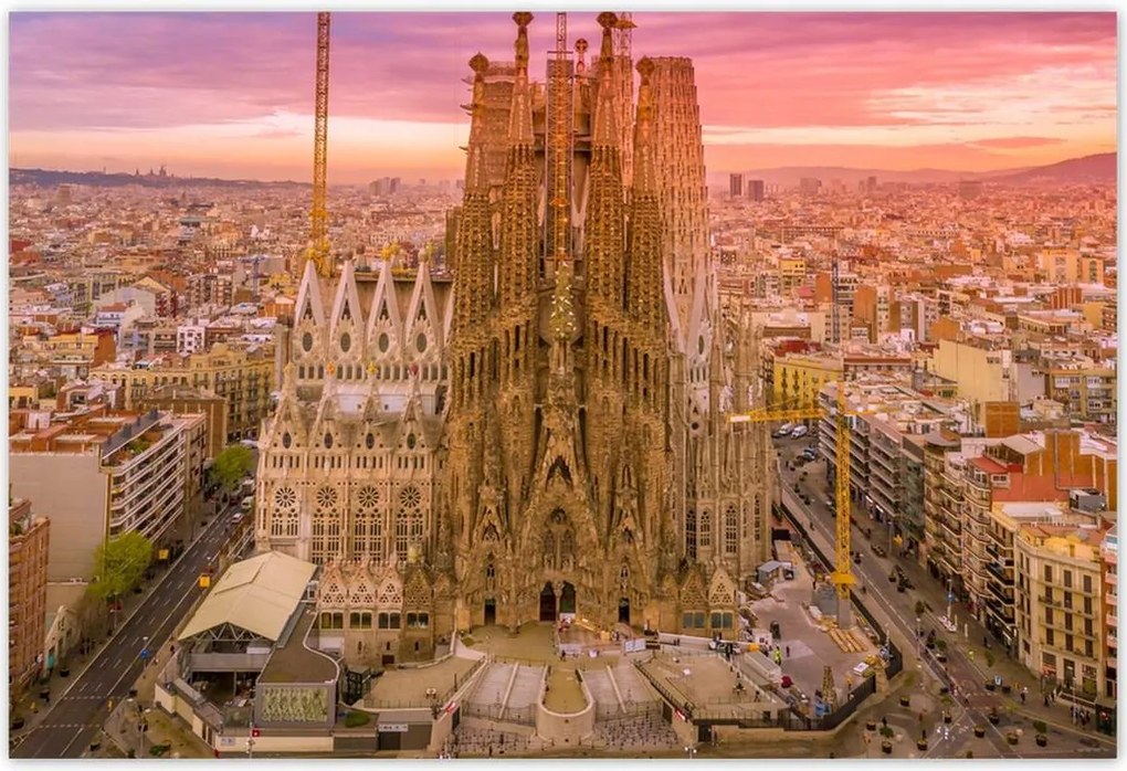 Poszterek 185x125 Napsütéses nap Barcelona