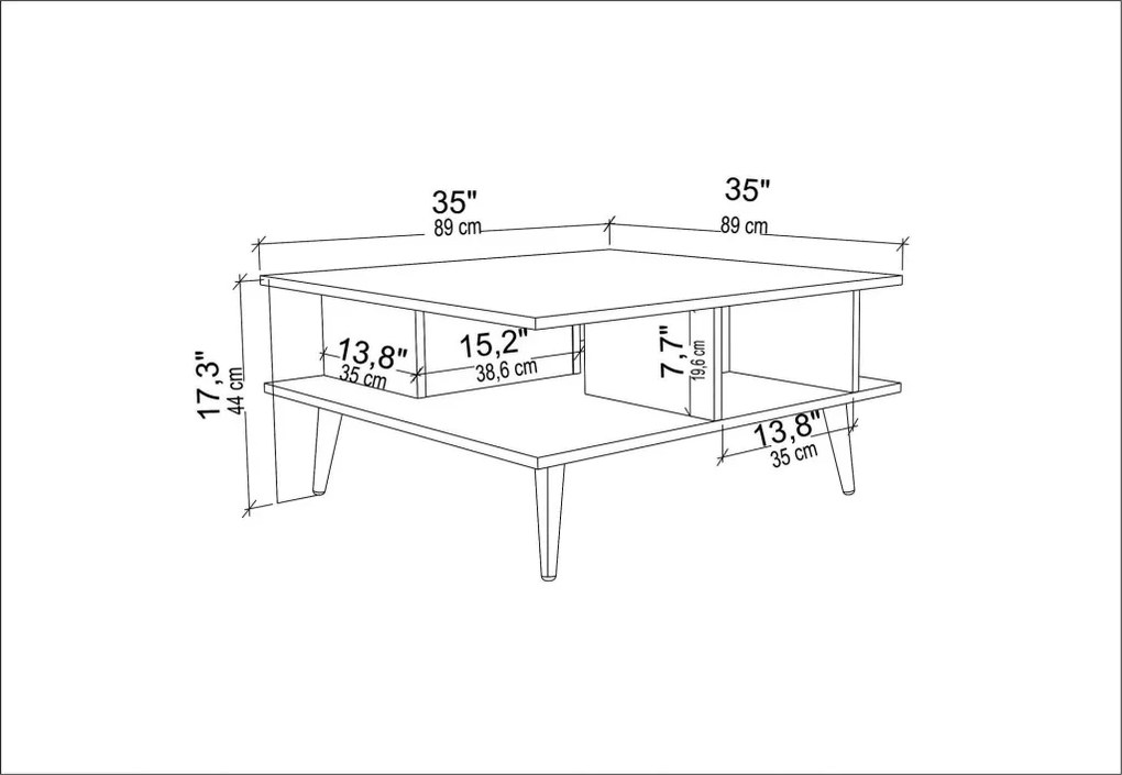 Akya - Walnut, Black