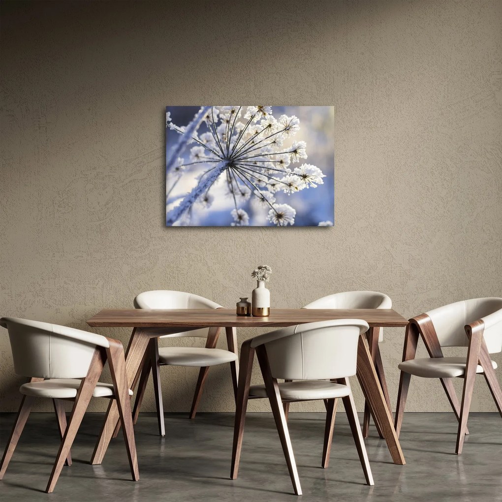 Kép - Fagyott virág (70x50 cm)