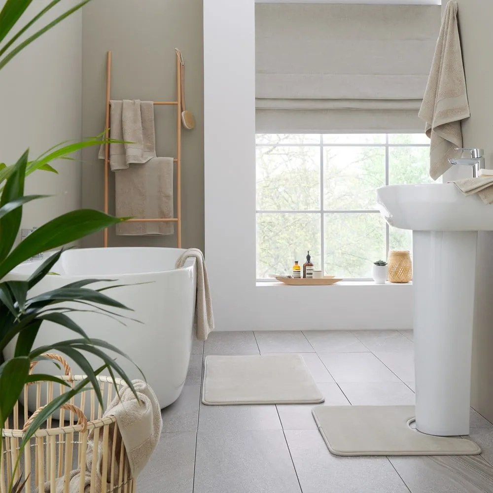 Bézs frottír pamut törölköző szett 2 db-os 30x30 cm Anti-Bacterial – Catherine Lansfield