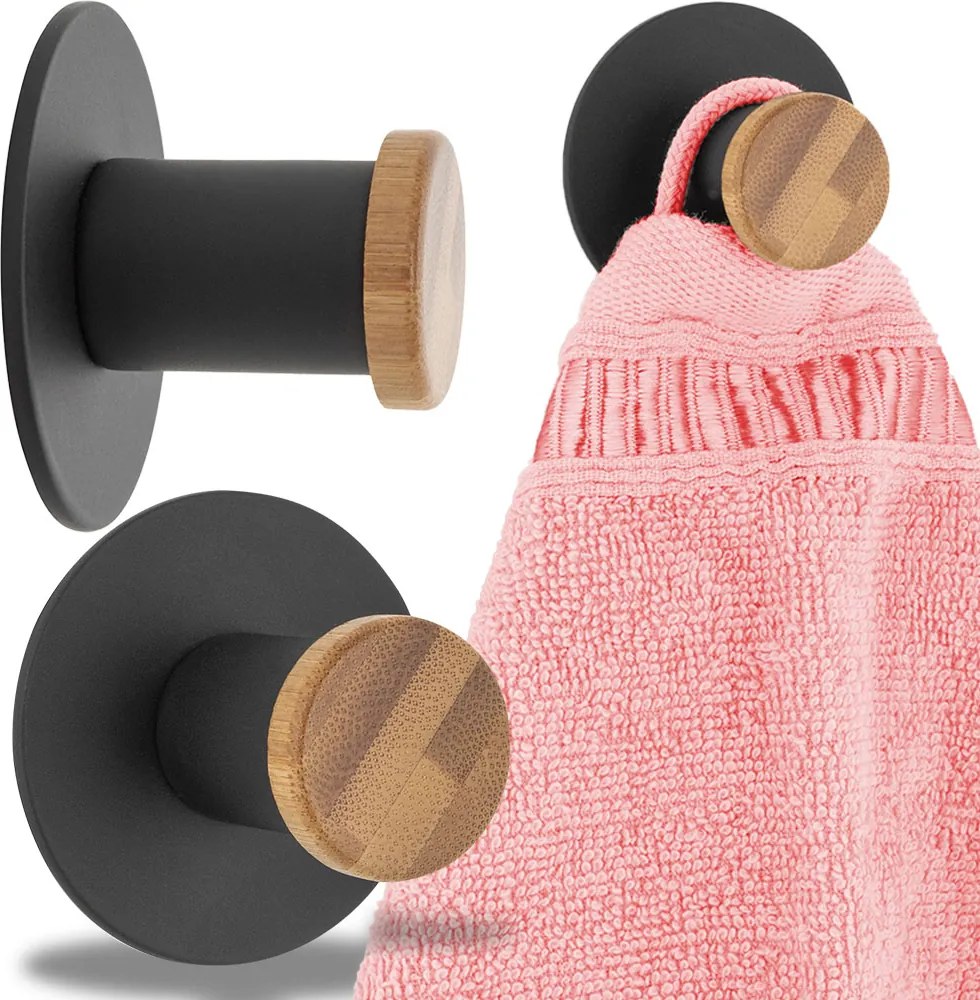 Akasztó Törölköző Akasztó Öntapadós Akasztók 4,5 x 4,5 CM