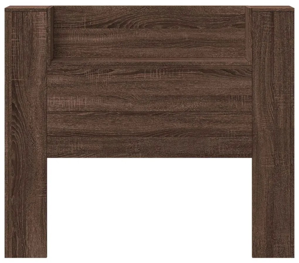 Fejtámla polcokkal Barna Tölgy 120 x 16,5 x 103,5 cm Faanyag