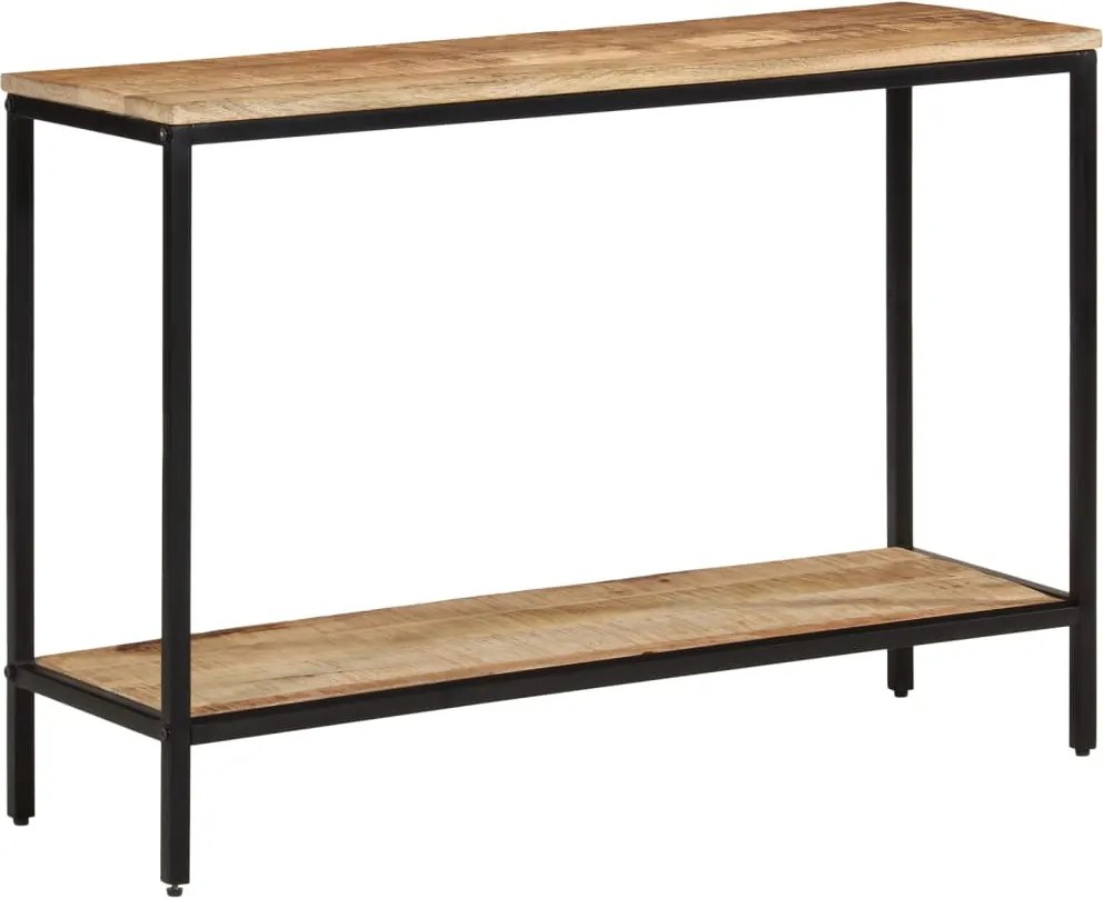 vidaXL tömör nyers mangófa tálalóasztal 100 x 35 x 70 cm