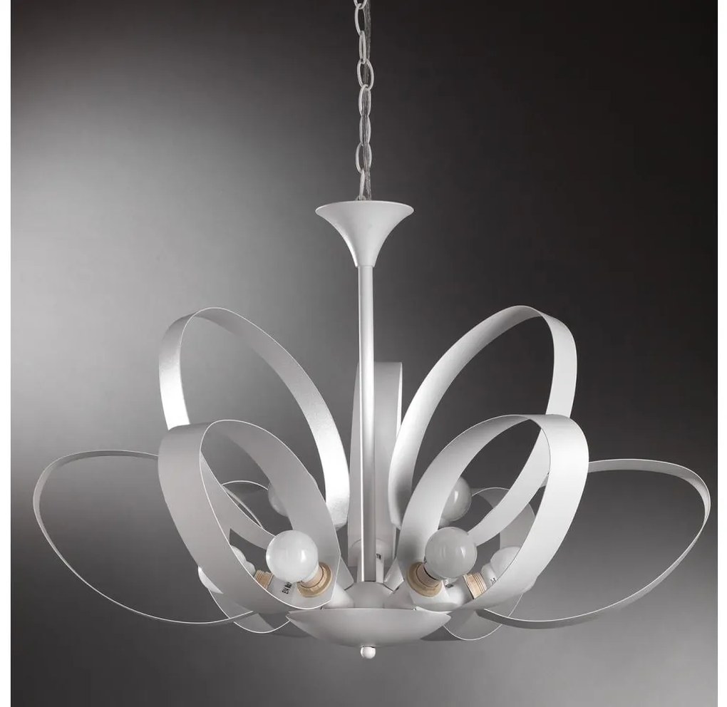 ONLI - Csillár láncon SERENA 9xE14/6W/230V fehér