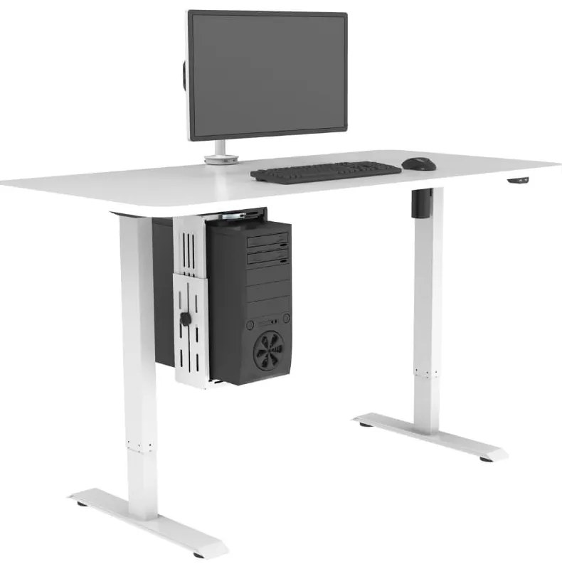 OfficeTech PC-tartó, fehér