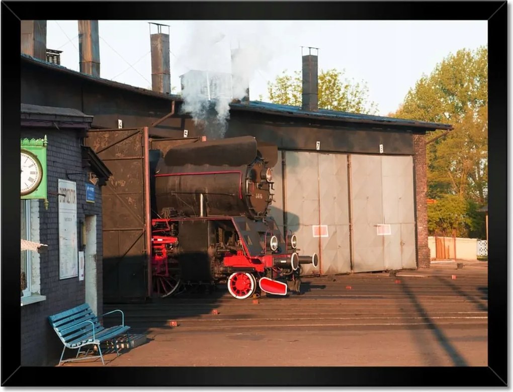 Poszterek keretben 40x30 Gőzmozdony Ol 49-69