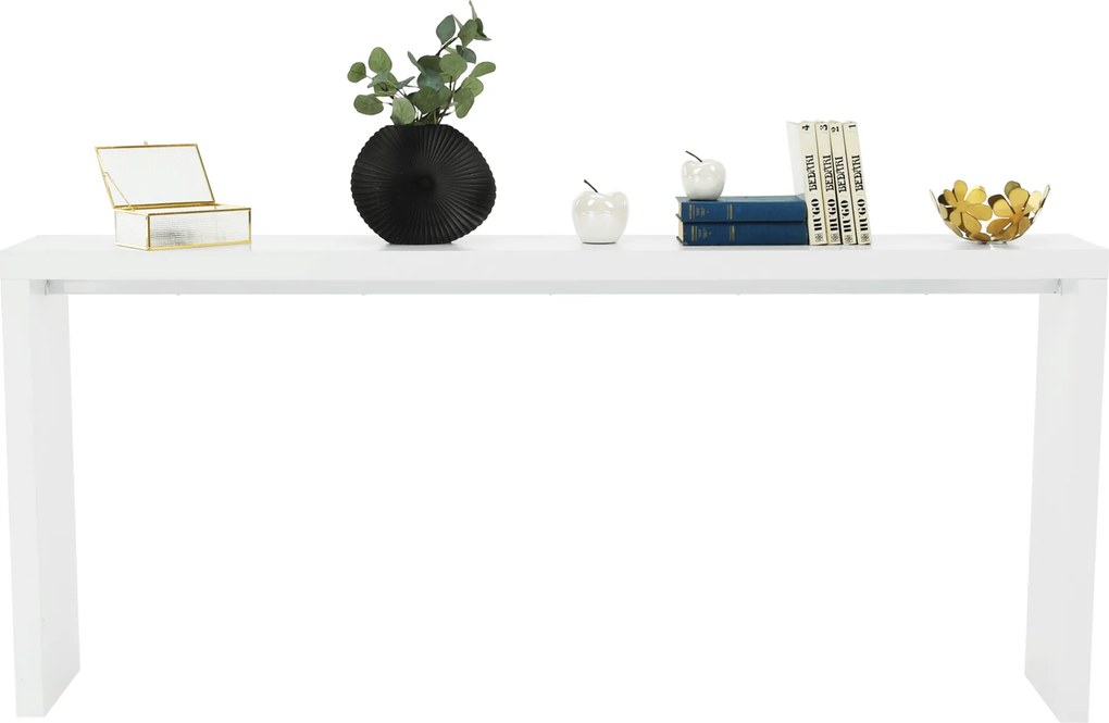 Konzolasztal, fehér, FITRON