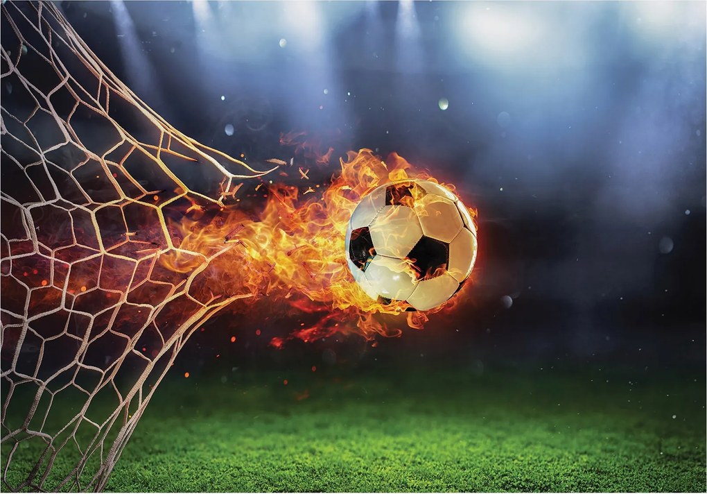 Flizelin fotótapéta Futball Láng Szenvedély Energia Stadion 368x254 +ragasztó