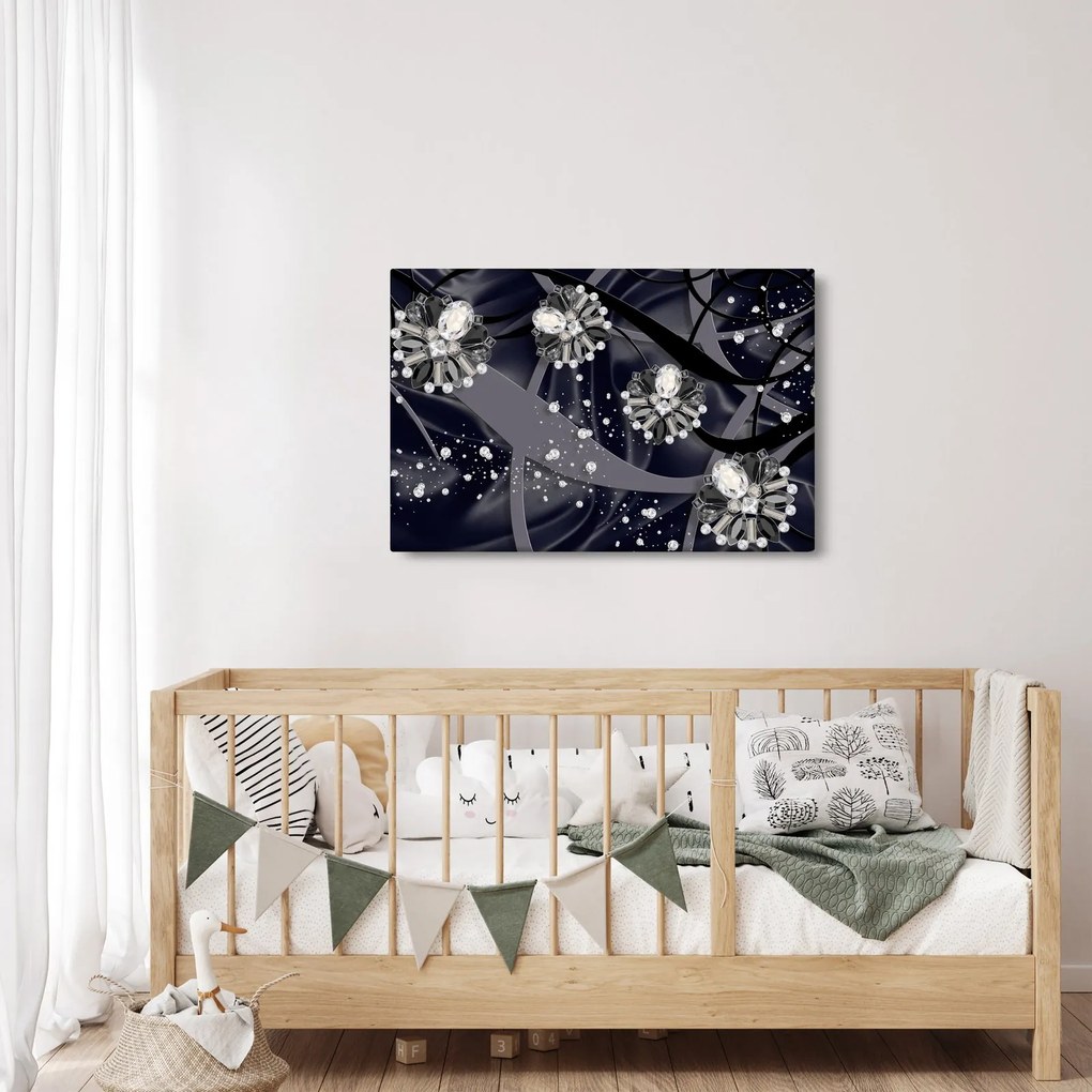 Kép - Gyémántok a térben (90x60 cm)