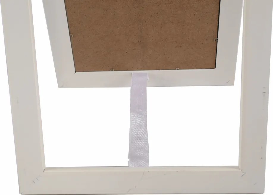 Tükör, krém színű fa keret, MALKIA tip 12