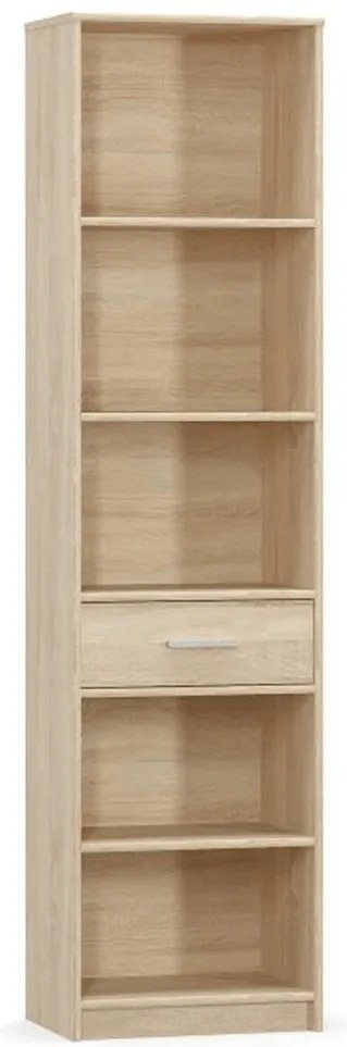 Nyitott könyvespolc 1S, tölgy sonoma, TEYO