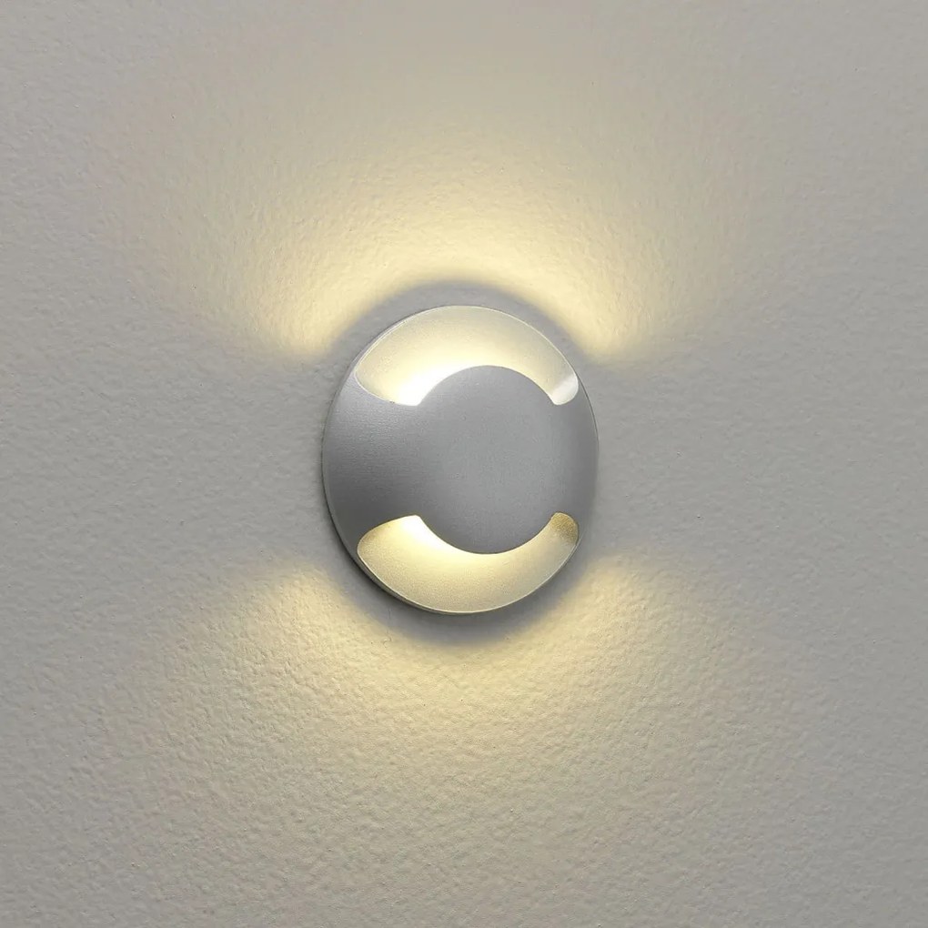 ASTRO LIGHTING 1202005 BEAM Modern Kültéri Fali Lámpa Ezüst Matt LED IP67