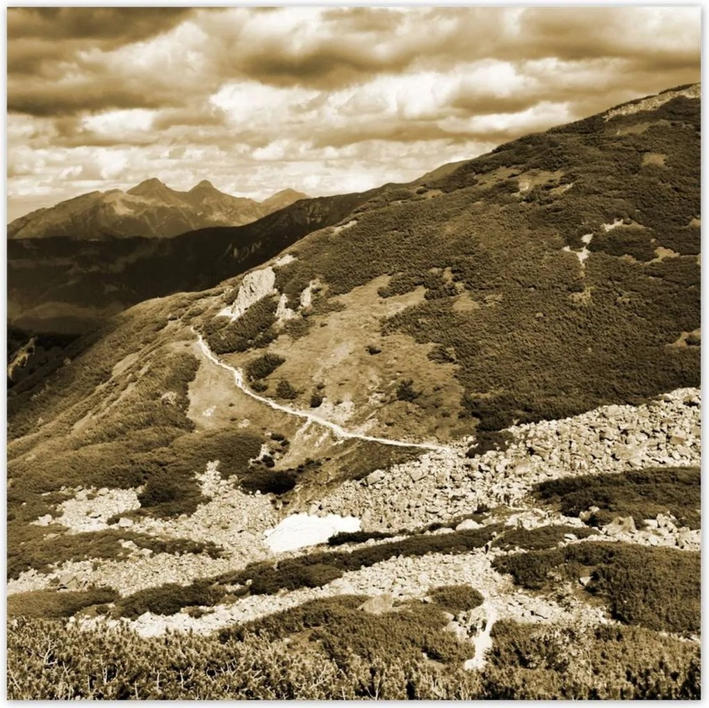 Poszterek 70x70 Tátra Lengyel hegyek Kilátás