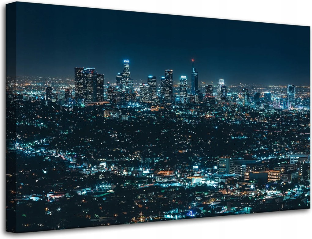 Vászonkép Építészet Los Angeles éjszaka 80X50 cm