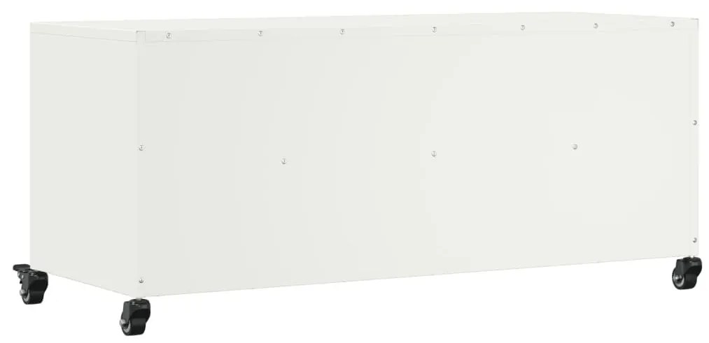 fehér acél TV-szekrény 100,5 x 39 x 43,5 cm