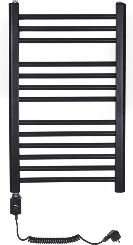 Elektromos fürdőszobai radiátor 600W Hugo Fekete S