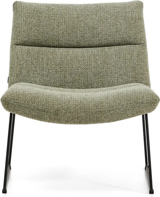 Zöld zsenília fotel Asen – Kave Home