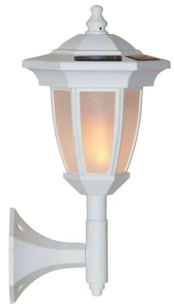 Flame fehér kültéri napelemes LED lámpa - Star TRading