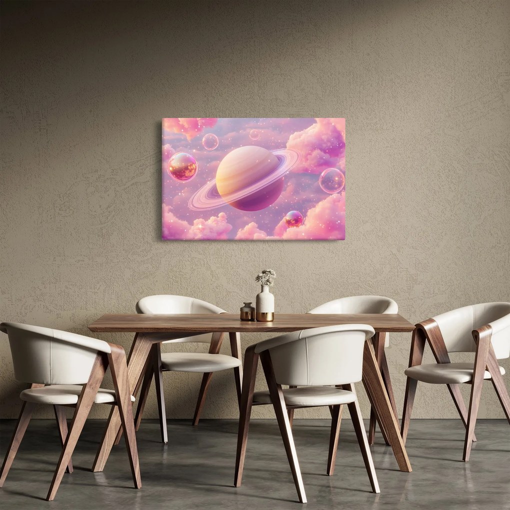 Kép - Rózsaszín bolygó (90x60 cm)