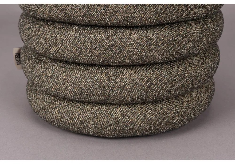 Barna buklé puff Fern – Dutchbone