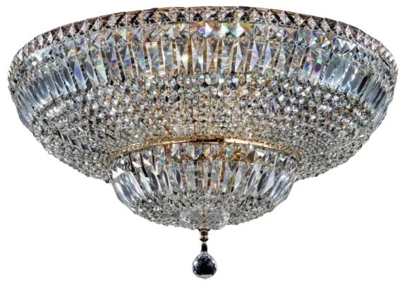 Maytoni DIA100-CL-16-G - Mennyezeti lámpa BASFOR 16xE14/60W/230V arany