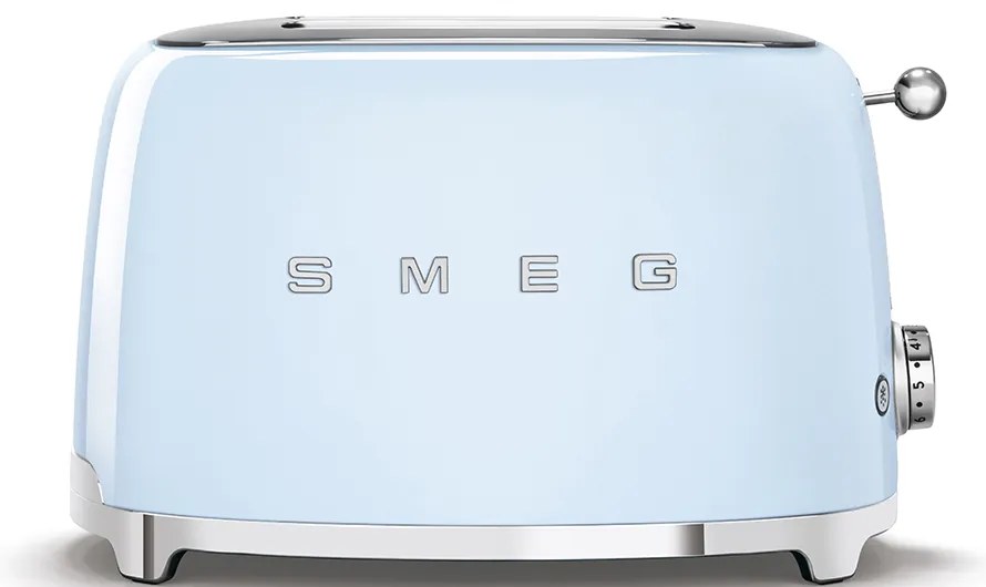 50-es évekbeli, Retro stílusú kenyérpirító, P2 pasztellkék 950W - SMEG