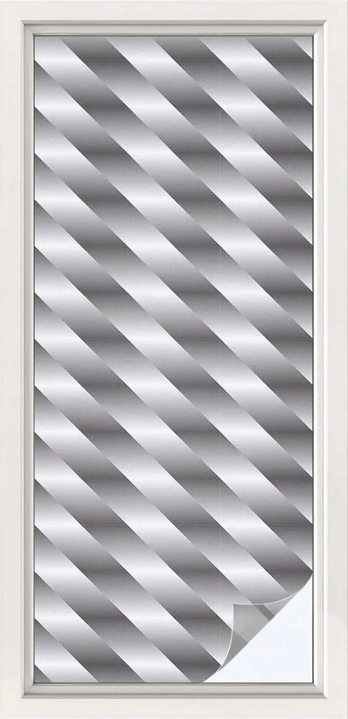 Ablakfólia öntapadós Adatvédelem Geometrikus csíkok 50x116