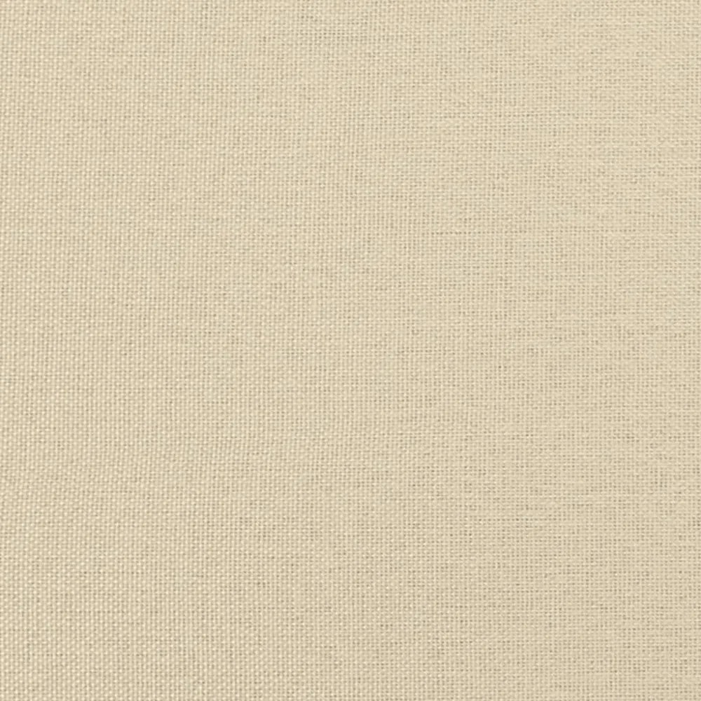 kétszemélyes krémszínű szövetkanapé 120 cm