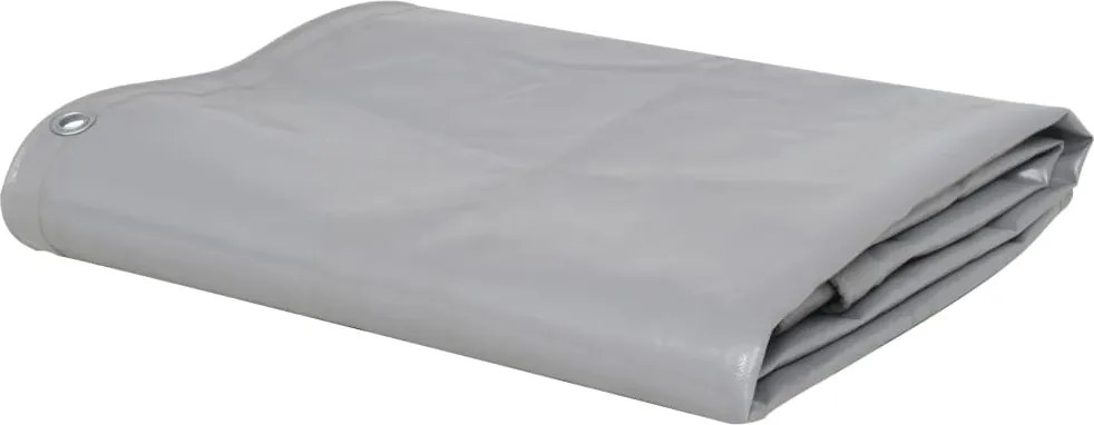 vidaXL szürke takaróponyva 650 g/m² 3 x 4 m