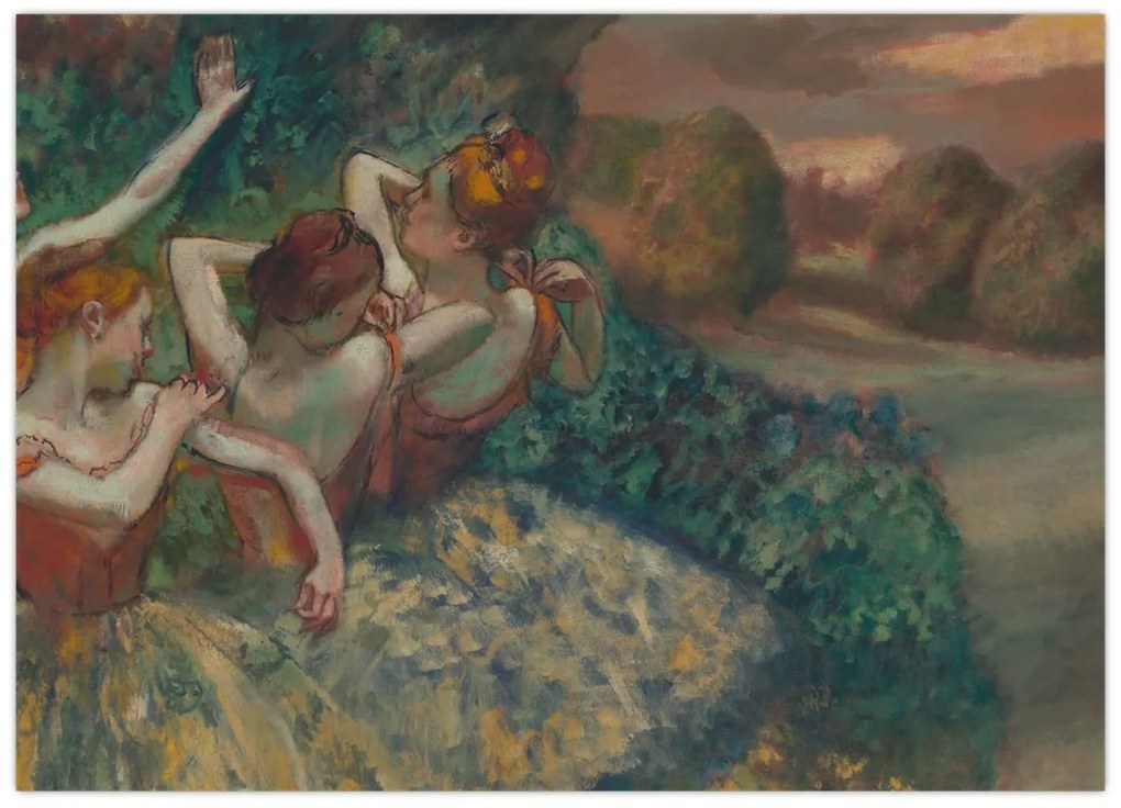 Kép - Edgar Degas, Four Dancers, reprodukciók (70x50 cm)