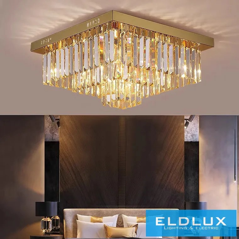 ELDLUX OWD6009-LF Kristály Mennyezeti Lámpa IP20