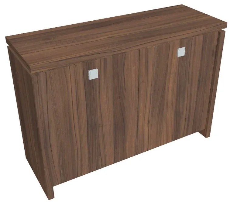 Verno alacsony szekrény 128 x 46 x 90 cm, dió